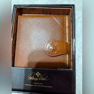 Patricia Nash Tan Leather Passport Holder